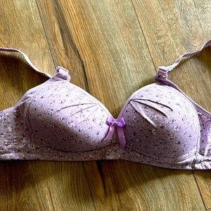 36C PUSH UP PURPLE BRA
